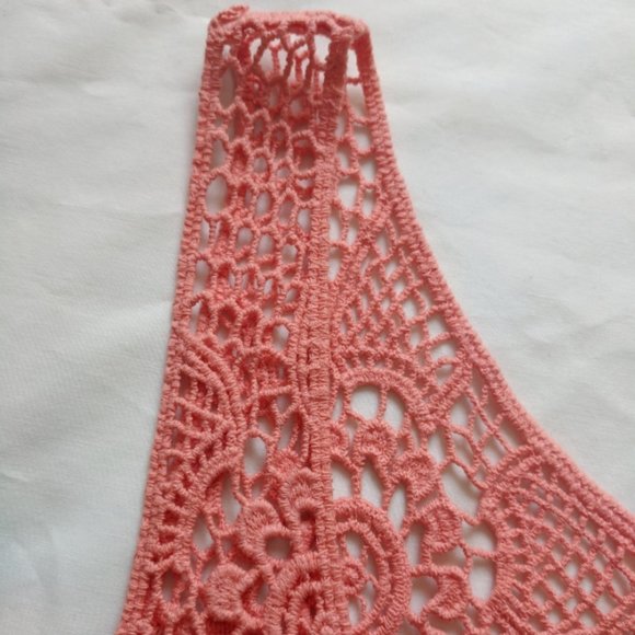 Active Festival Crochet Patterned Fringe Top L - Picture 5 of 7